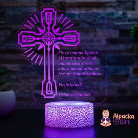 Lampă 3D - Cruce 2 [2]