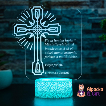 Lampă 3D - Cruce 2 [4]