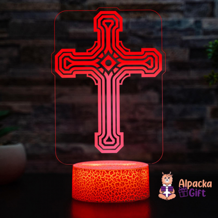 Lampă 3D - Cruce 1 [3]