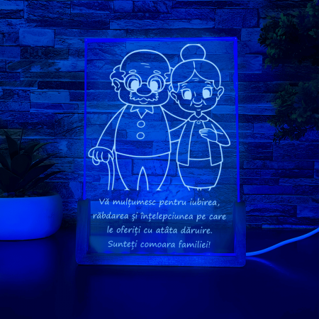 Lampi 3D Diverse - Lampa LED - Bunici