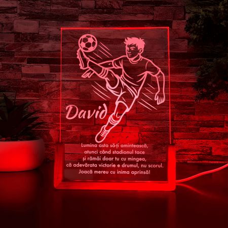 Fotbal - Lampa LED - Fotbalist