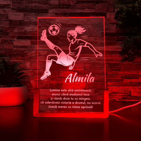 Lampa LED - Fotbalistă [3]