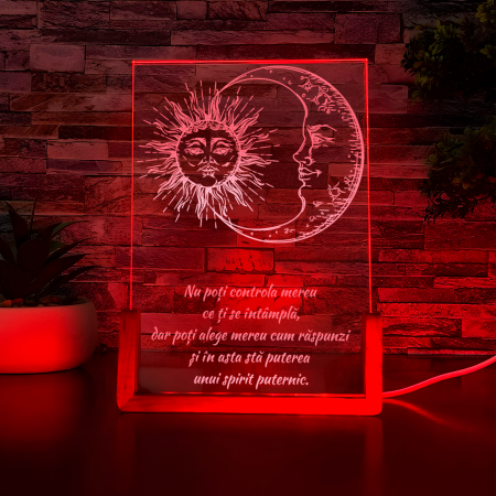 Lampă LED - Lună si soare [4]