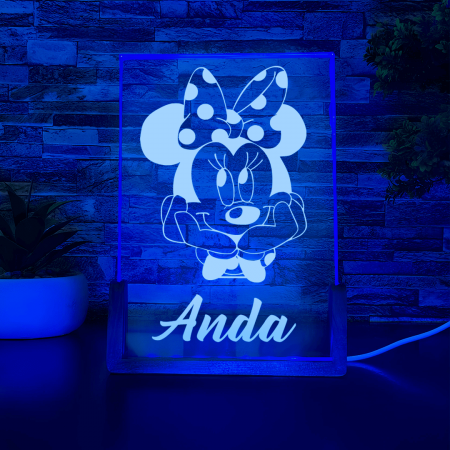 Lampi 3D Diverse - Lampa LED - Minnie Mouse
