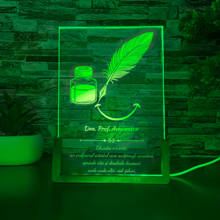 Lampa LED - Pană cu Călimară [4]