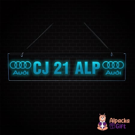 Placheta LED - Audi + Nr. Înamtriculare [0]
