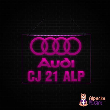 Placheta LED - AUDI + Numar de inmatriculare [3]