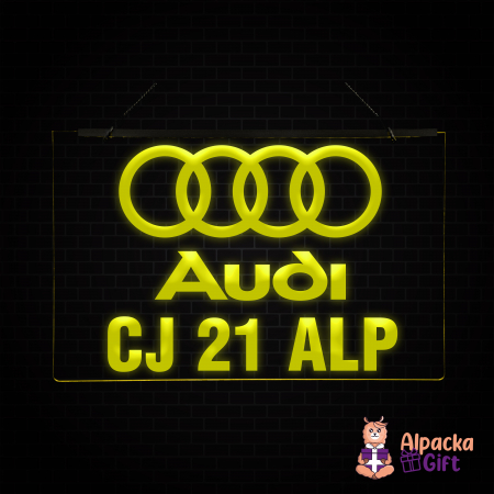 Camioane/Tiruri - Placheta LED - AUDI + Numar de inmatriculare