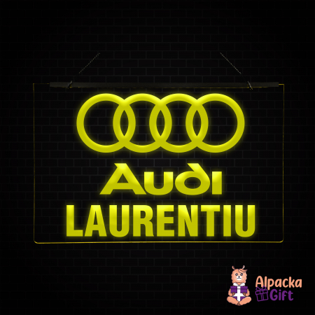 Camioane/Tiruri - Placheta LED - AUDI + Nume