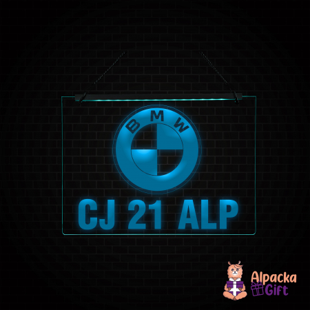 Placheta LED - BMW + Numar de inmatriculare [1]
