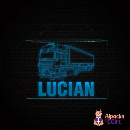 Placheta LED -Camion DAF + Nume [3]