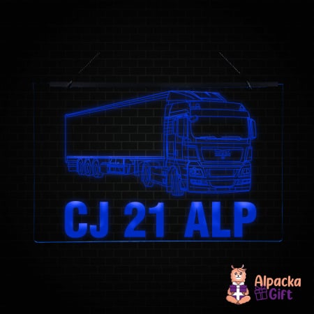 Placheta LED - Camion MAN TGX 18 440 + Nr Inmatriculare [3]