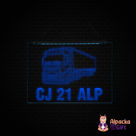 Placheta LED - Camion VOLVO + Nr Inmatriculare [2]