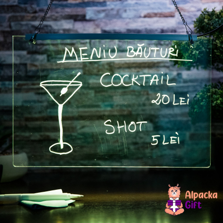 Lampi de Veghe Inedite - Placheta LED Cariocă Luminoasă