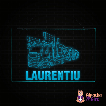 Mașini - Placheta LED - Mașina Ta + Nume