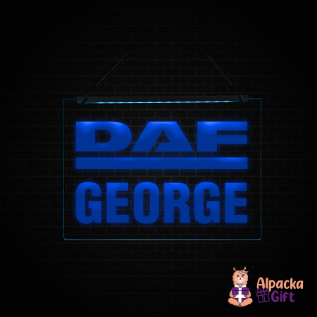 Placheta LED - DAF + Nume [2]