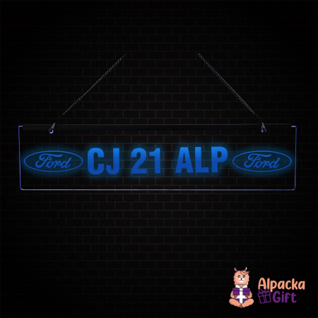 Placheta LED - Ford + Nr. Inmatriculare [1]