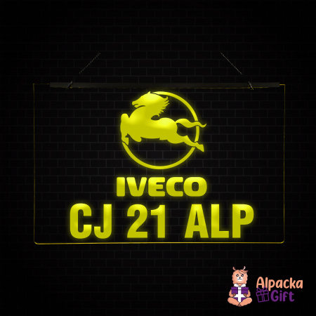 Camioane/Tiruri - Placheta LED - IVECO + Numar de inmatriculare