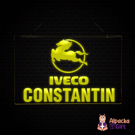 Camioane/Tiruri - Placheta LED - IVECO + Nume