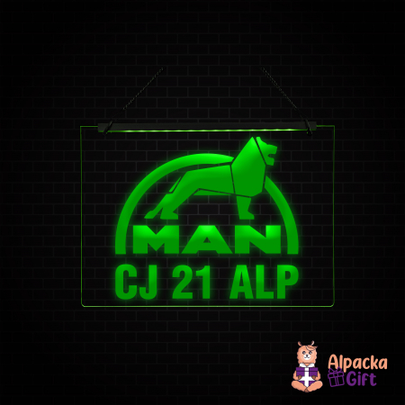 Placheta LED - MAN + Numar de inmatriculare [1]