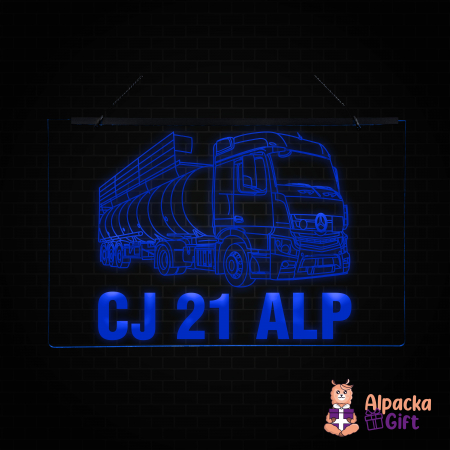 Placheta LED - Mercedes Cisterna + Nr. Inmatriculare [4]