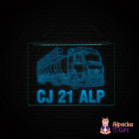 Placheta LED - Mercedes Cisterna + Nr. Inmatriculare [1]