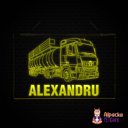 Placheta LED - Mercedes Cisterna + Nume [4]