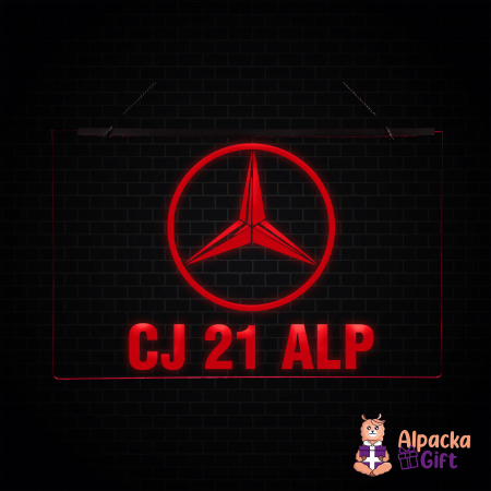 Placheta LED - Mercedes + Numar de inmatriculare [1]