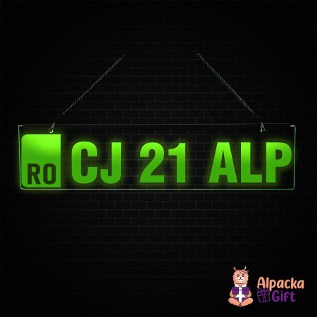 Placheta LED - Placuța Nr Inmartriculare [1]