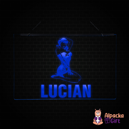 Placheta LED - Silueta2 + Nume [3]