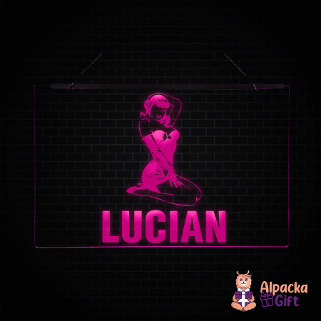 Placheta LED - Silueta2 + Nume [4]