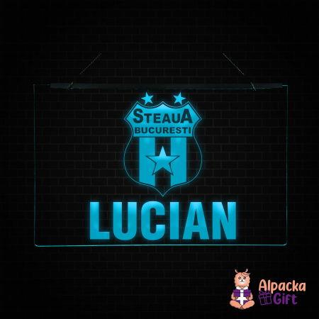 Placheta LED - Steaua Bucuresti + Nume [2]