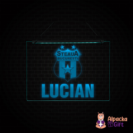 Placheta LED - Steaua Bucuresti + Nume [3]