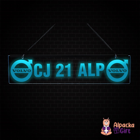 Placheta LED - Volvo + Nr. Inmatriculare [3]