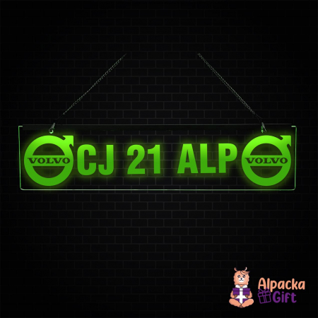 Placheta LED - Volvo + Nr. Inmatriculare [2]