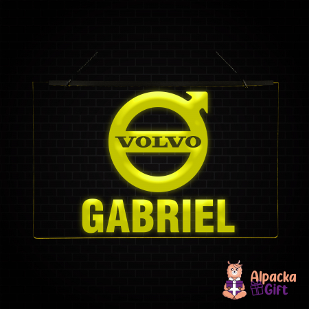 Plachete Luminoase - Placheta LED - VOLVO + Nume