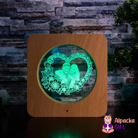 Tablouri LED - Ramă de Masă LED - Inimă 2