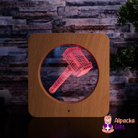 Tablouri LED - Tablou de Masă LED - Ciocan Thor 1