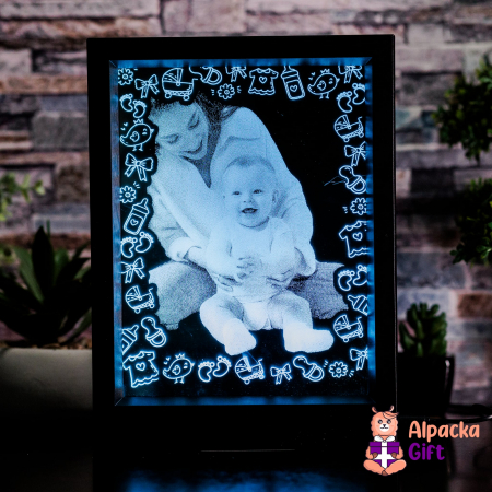 Tablouri LED - Tablou LED Cu Ramă Neagră - Pentru Copii