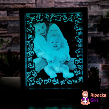 Tablou LED Cu Ramă Neagră - Pentru Copii [3]