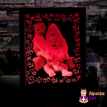 Tablou LED Cu Ramă Neagră - Pentru Copii [2]