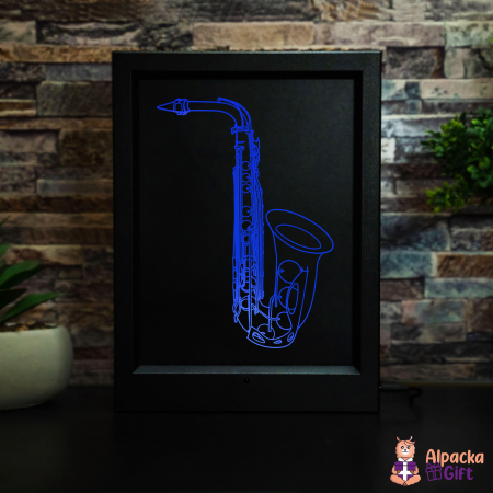 Tablou LED -  Saxofon [1]