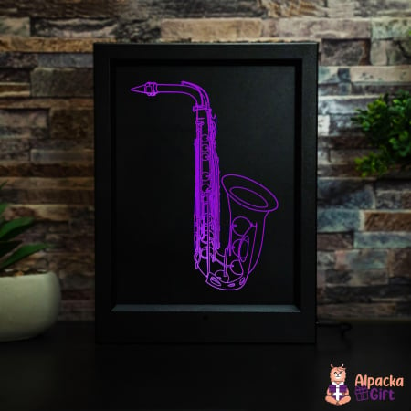 Tablou LED -  Saxofon [4]