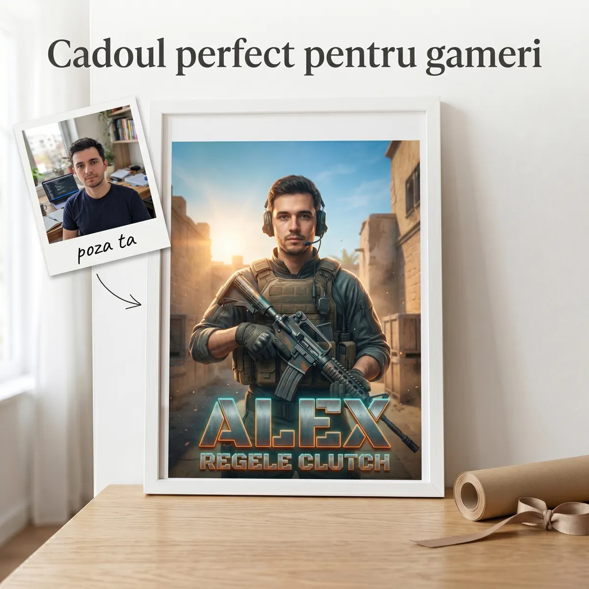 Gaming - Tablou personalizat CS2 Legend - cadou CS2 Legend