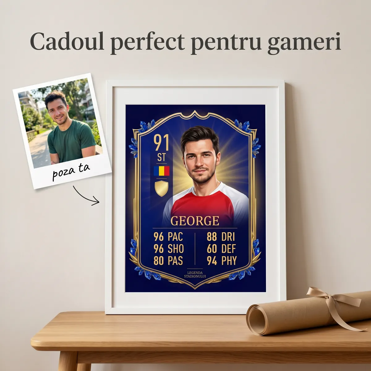 Gaming - Tablou personalizat FC Star - cadou FC Star