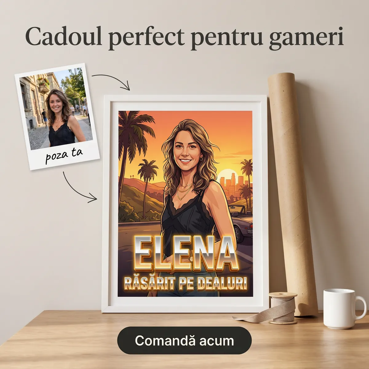Tablouri Personalizate - Tablou personalizat Glam Drive - cadou Glam Drive