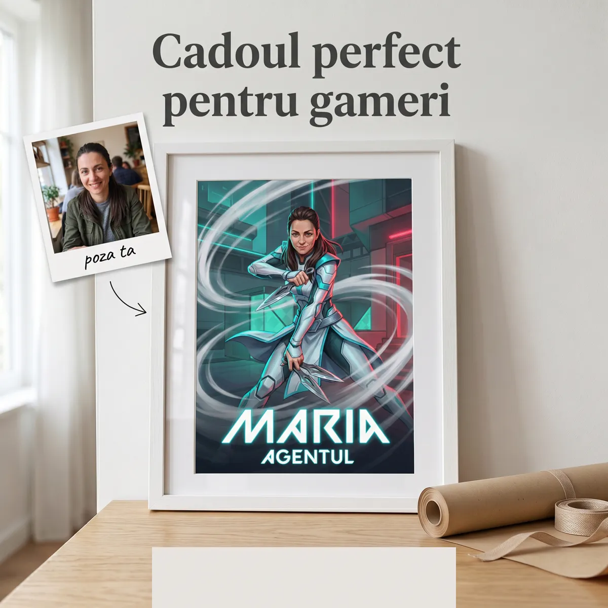 Gaming - Tablou personalizat Valorant Agent - cadou Valorant Agent