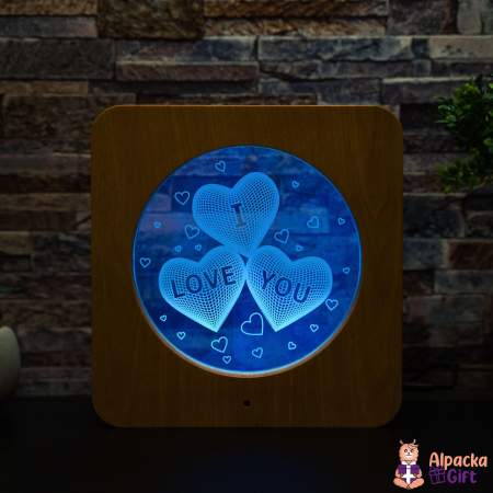 Tablou de Masă LED - I Love You [1]