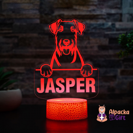 Lampă 3D - Airedale Terrier [3]