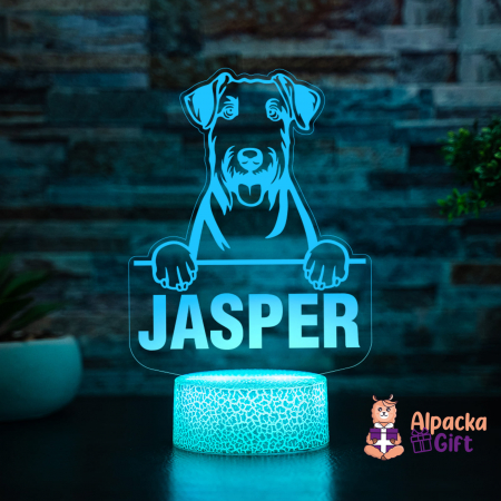 Lampă 3D - Airedale Terrier [4]